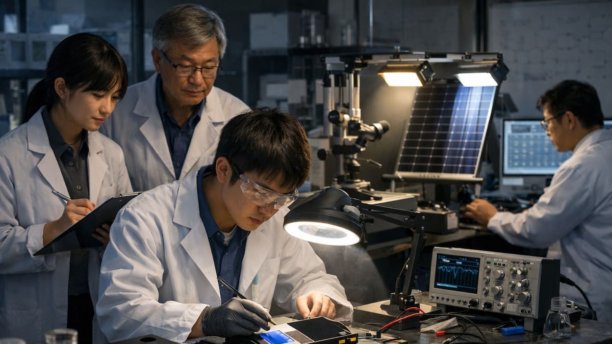 No es China: el país asiático que descarta los paneles solares tras crear una célula capaz de producir energía en la sombra