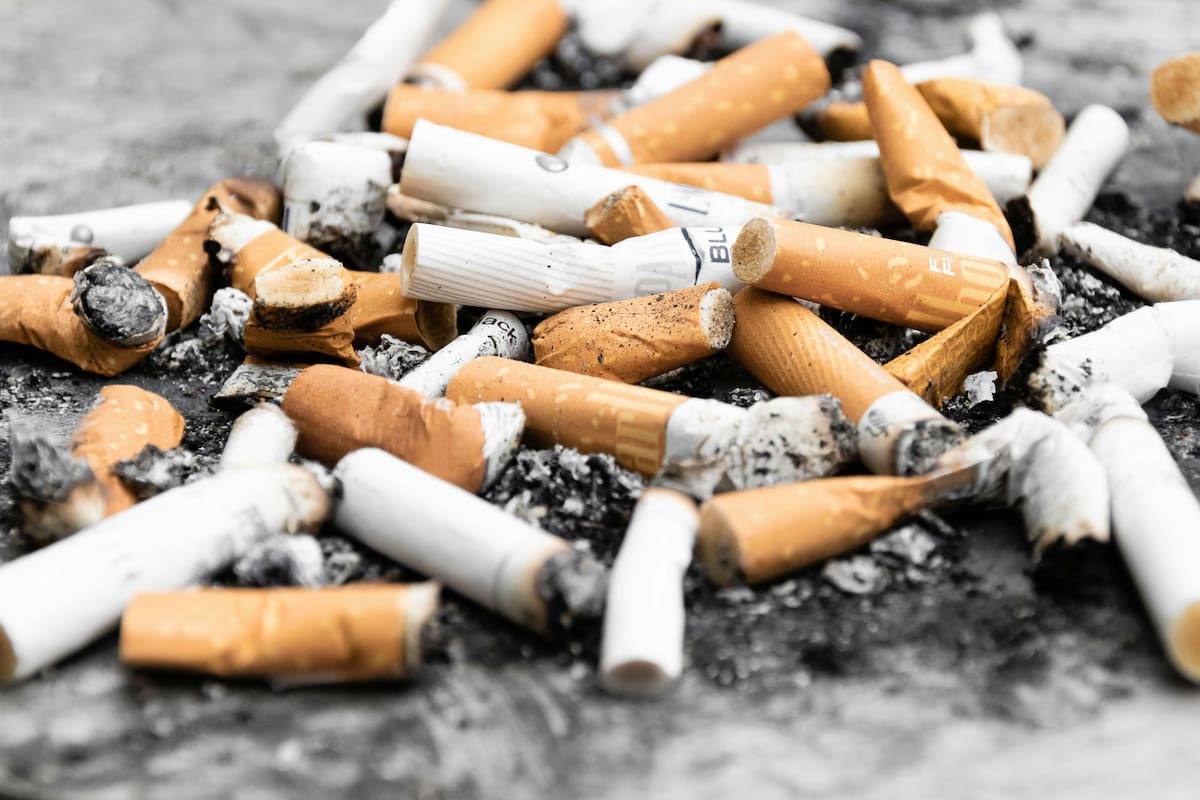 Cigarrillo, fumar, humo, salud. Foto: Unsplash