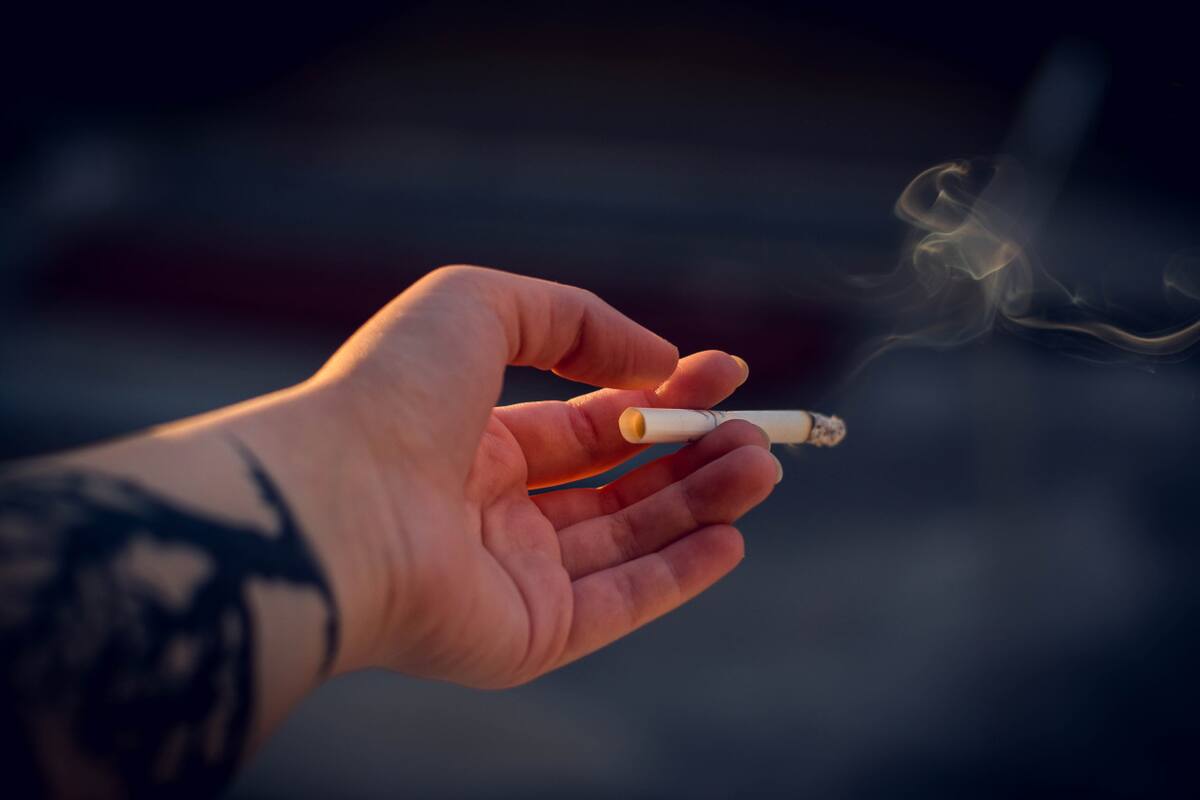 Cigarrillo, tabaco. Foto Unsplash.