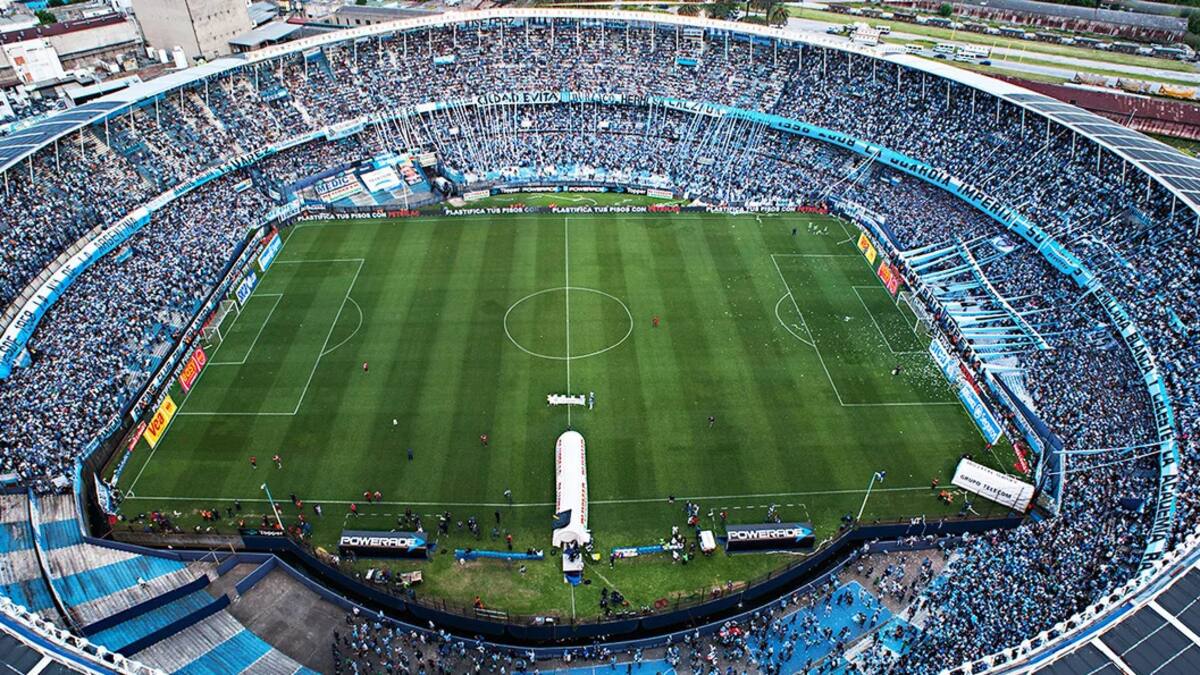 Cilindro de Avellaneda, cancha de Racing. Foto: NA.