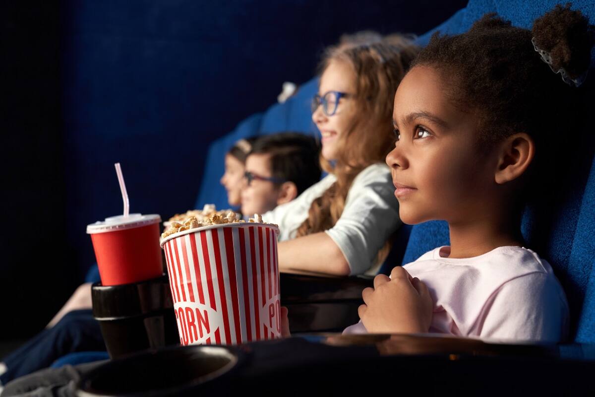 Cine; película; niños. Foto: Freepik.