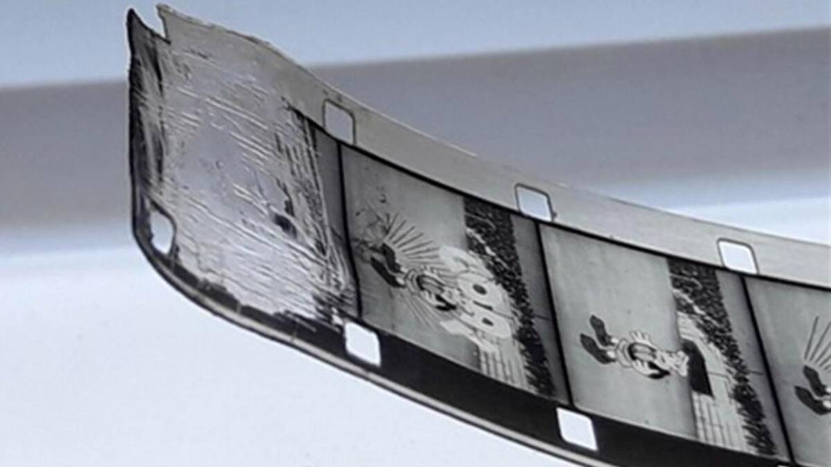 Cinta de un filme animado dirigido por Quirino Cristiani. Foto: EFE.