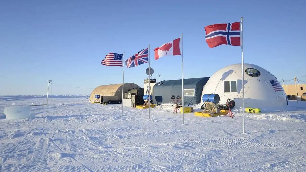 Círculo ártico. Foto: US Navy photo