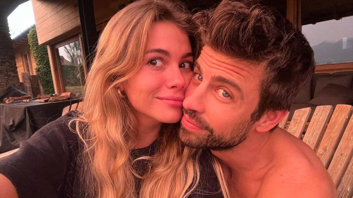 Clara Chía y Gerard Piqué. Foto: Instagram.