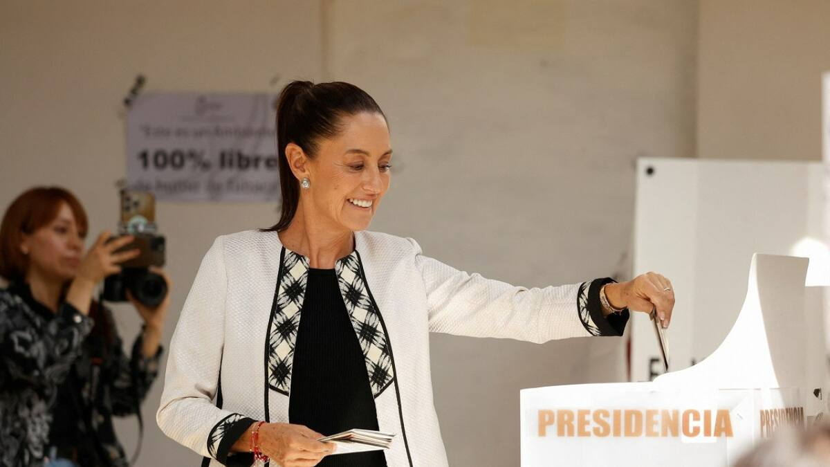 Claudia Sheinbaum, candidata oficialista a la presidencia de México. Foto: Reuters.
