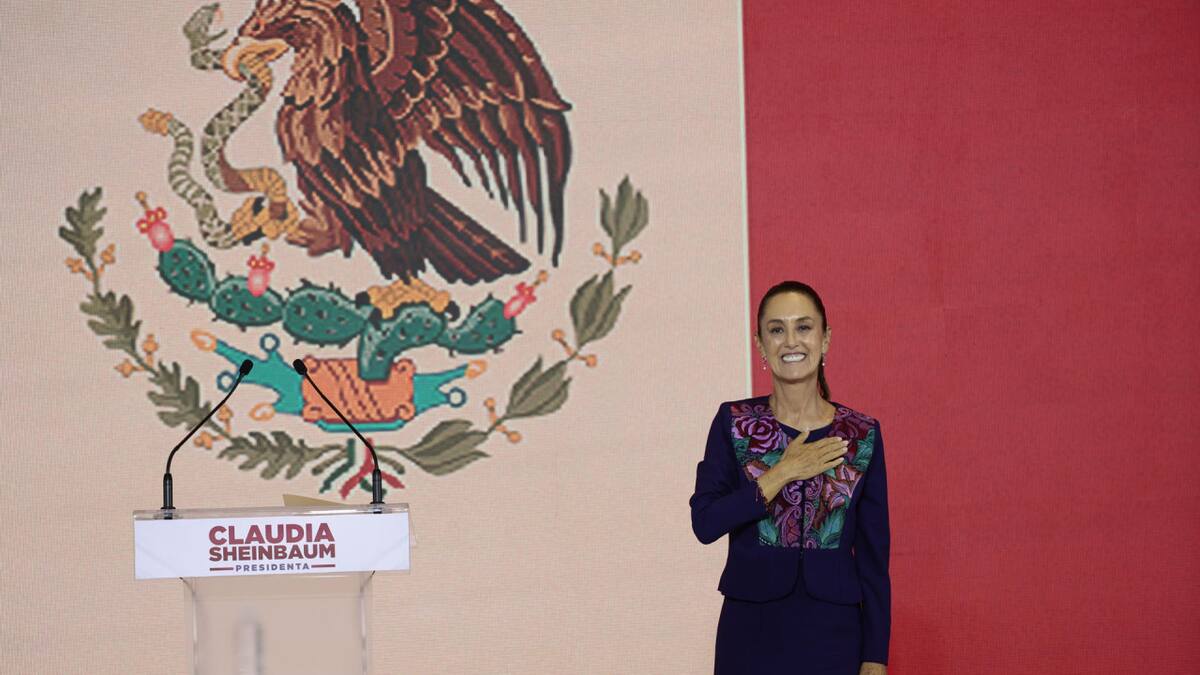 Claudia Sheinbaum, flamante presidenta de México. Foto: EFE