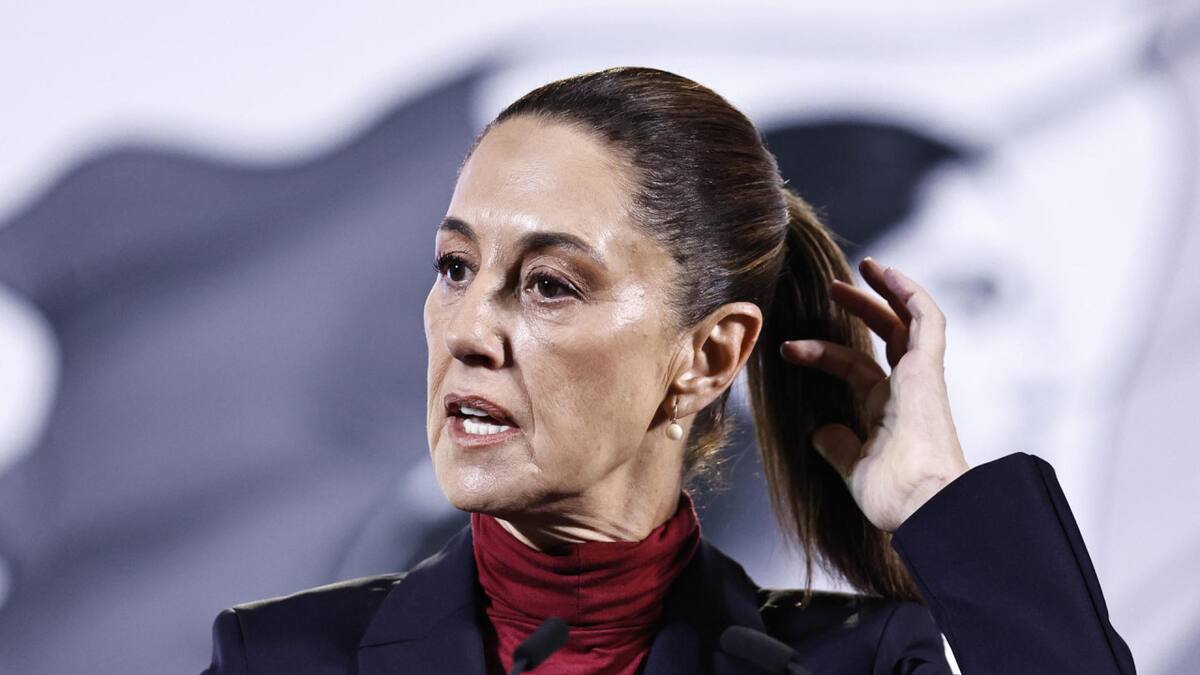 Claudia Sheinbaum, presidenta de México. Foto: EFE.