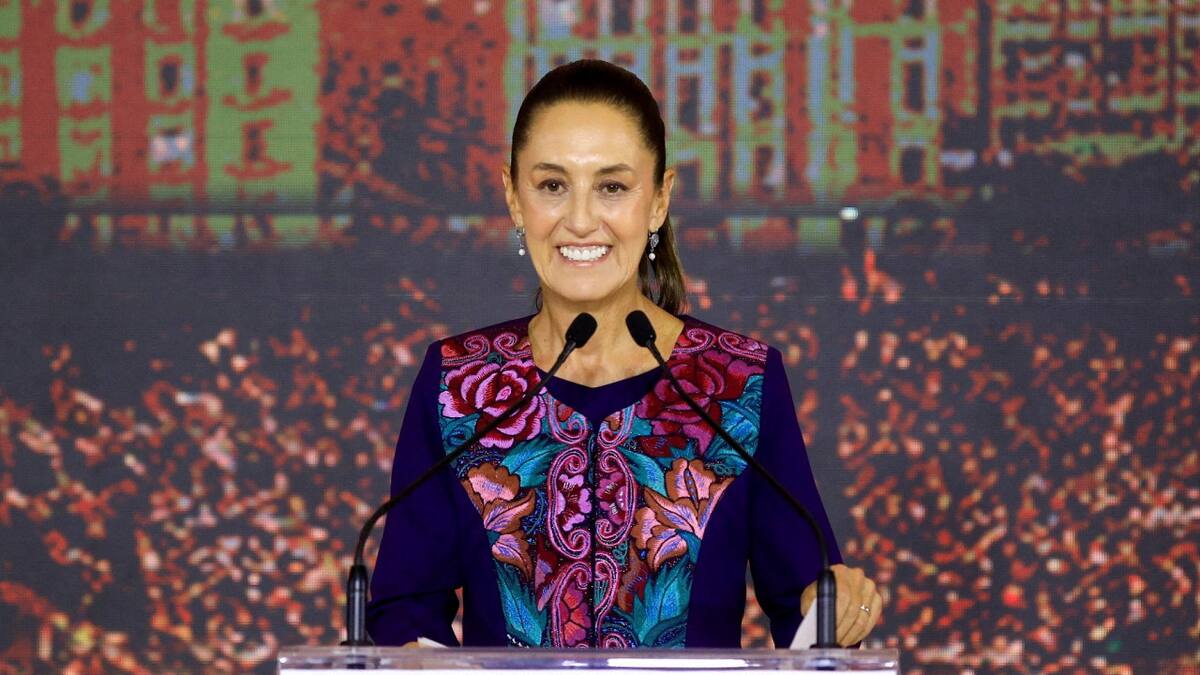 Claudia Sheinbaum, presidenta de México. Foto: Reuters