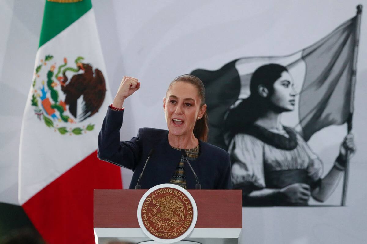 Claudia Sheinbaum, presidenta de México. Foto: Reuters/Henry Romero