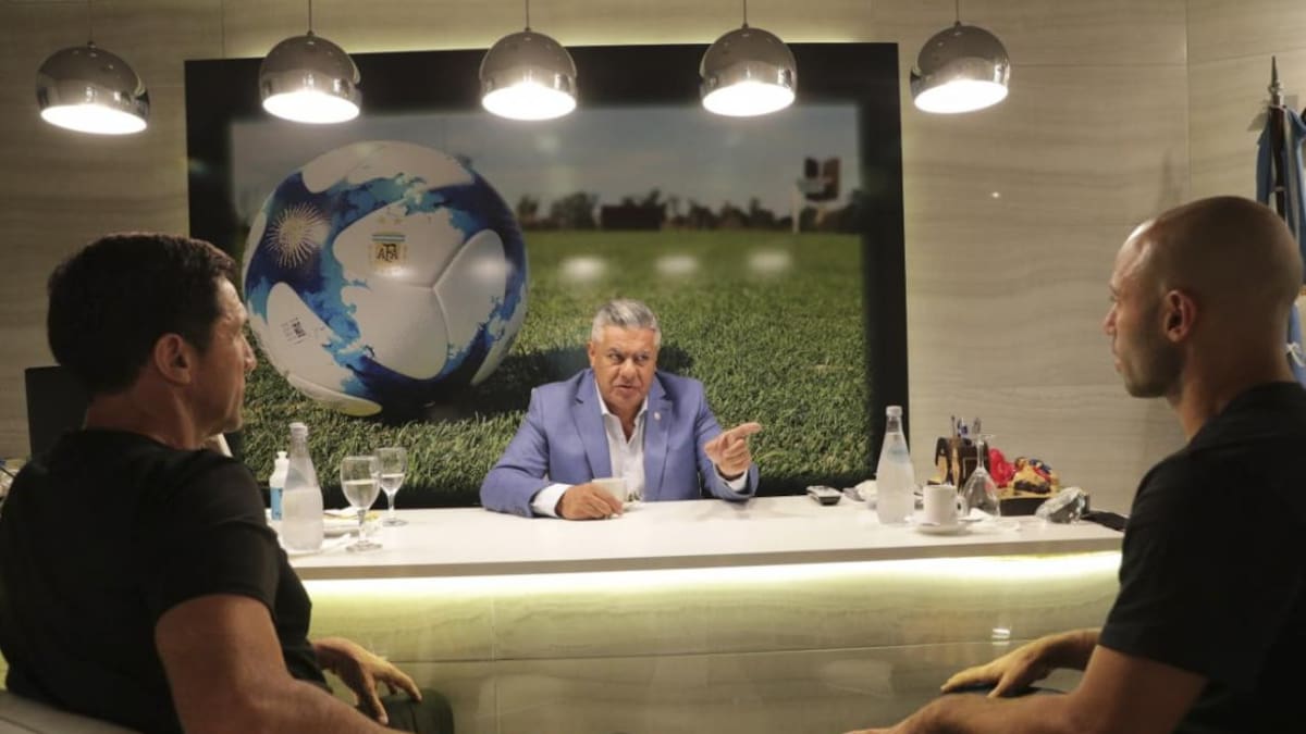 Claudio "Chiqui" Tapia, presidente de la AFA, NA.