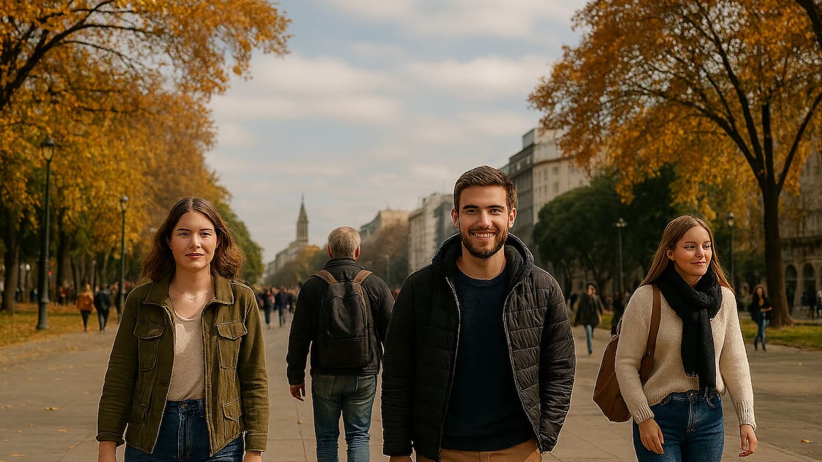 Del paraguas al abrigo liviano: el clima cambia y así se siente en Buenos Aires
