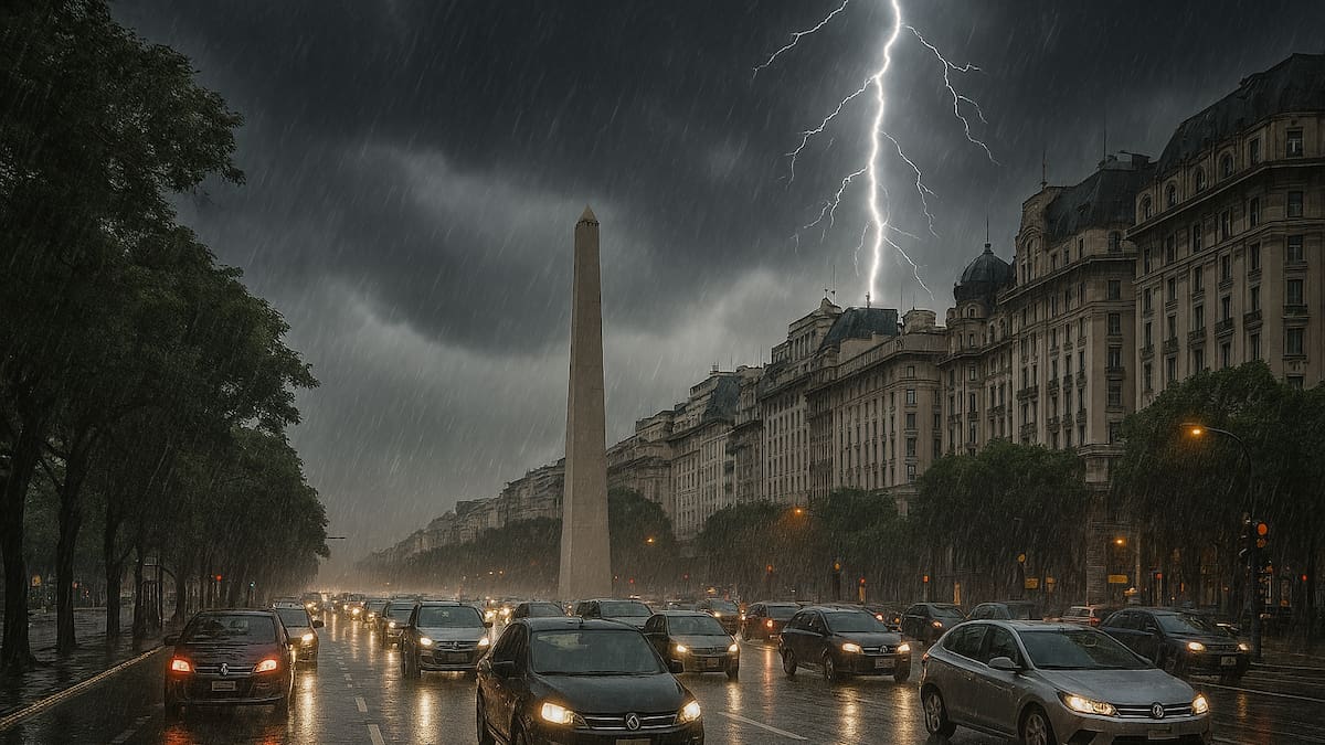 Cambió el pronóstico del tiempo y se adelantan las lluvias: para cuándo se esperan tormentas en el AMBA
