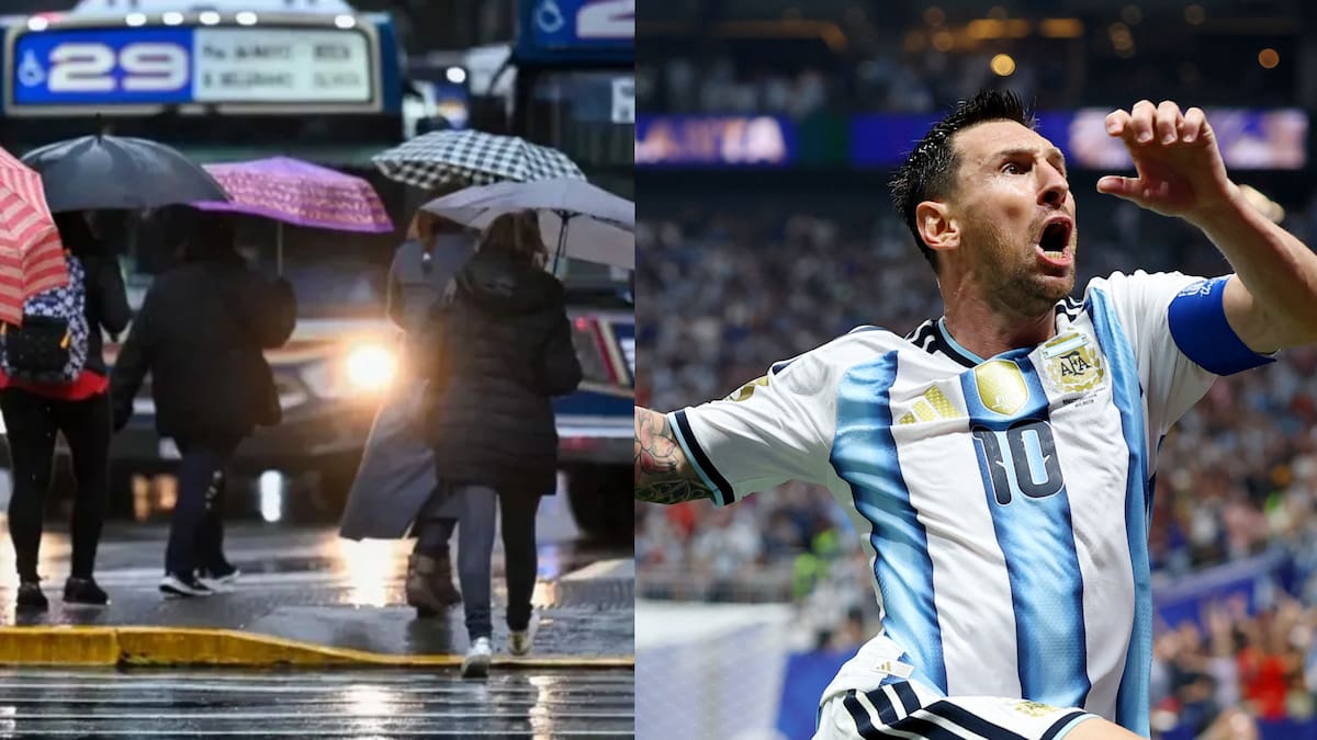 Lluvias en el AMBA: a qué hora se complica el clima este sábado y qué pasa durante el partido de Argentina