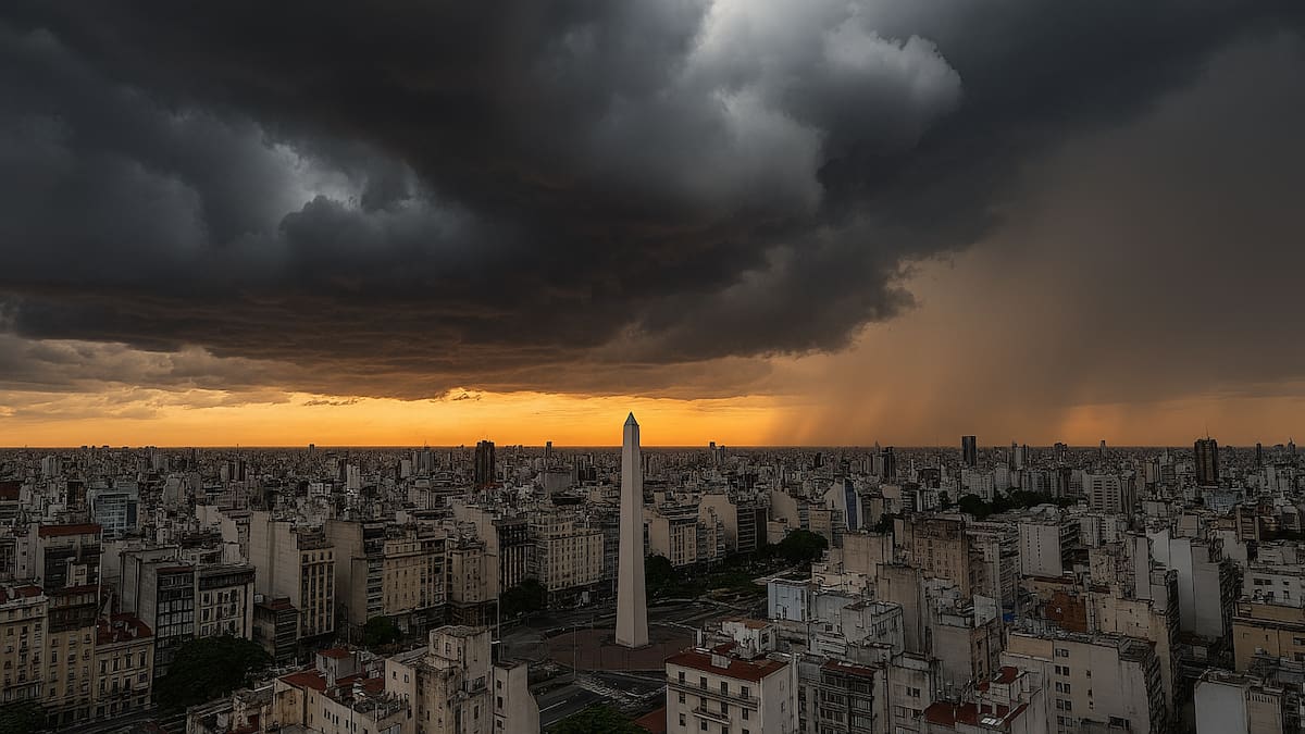 Lluvias en el AMBA