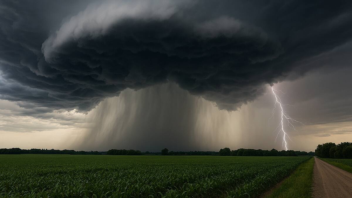 Se aproximan tormentas severas.