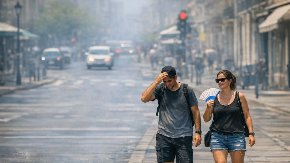 Ola de calor en Buenos Aires.