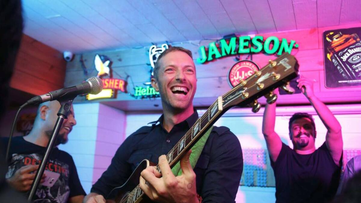 Coldplay, banda. Foto: NA.