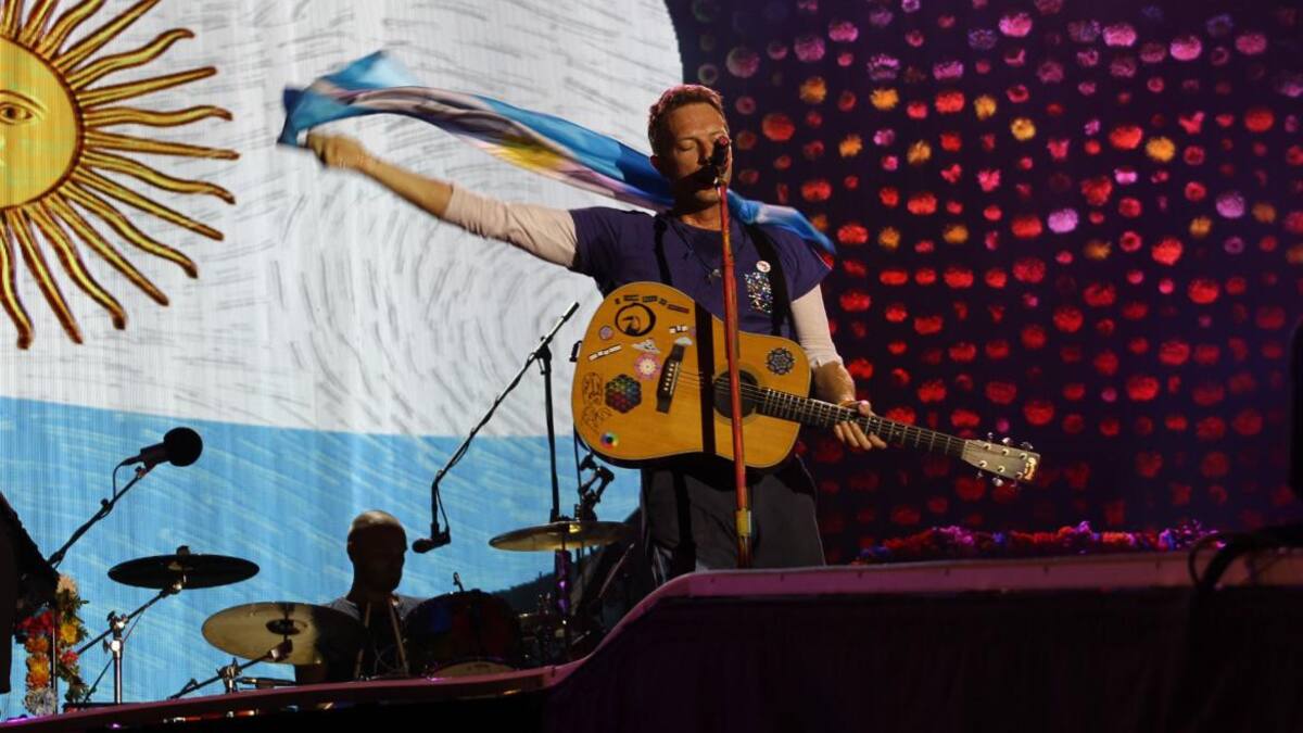 Coldplay, banda. Foto: NA.