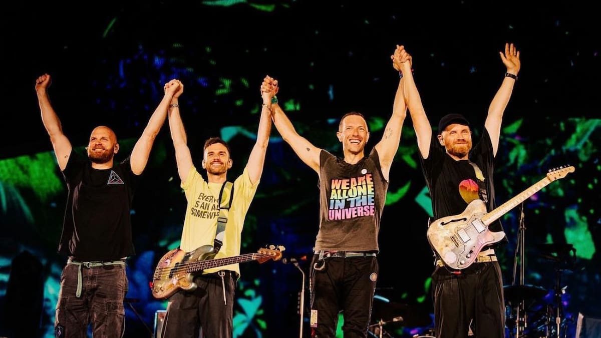 Coldplay. Foto: Instagram