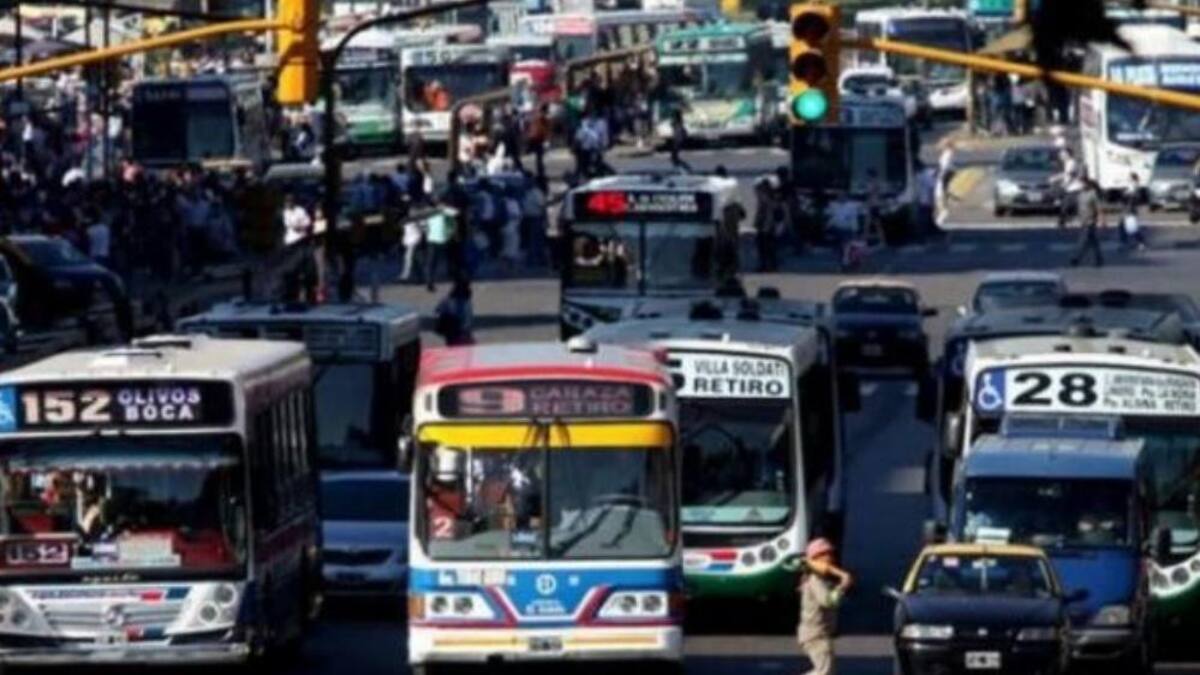 Colectivos en la capital federal