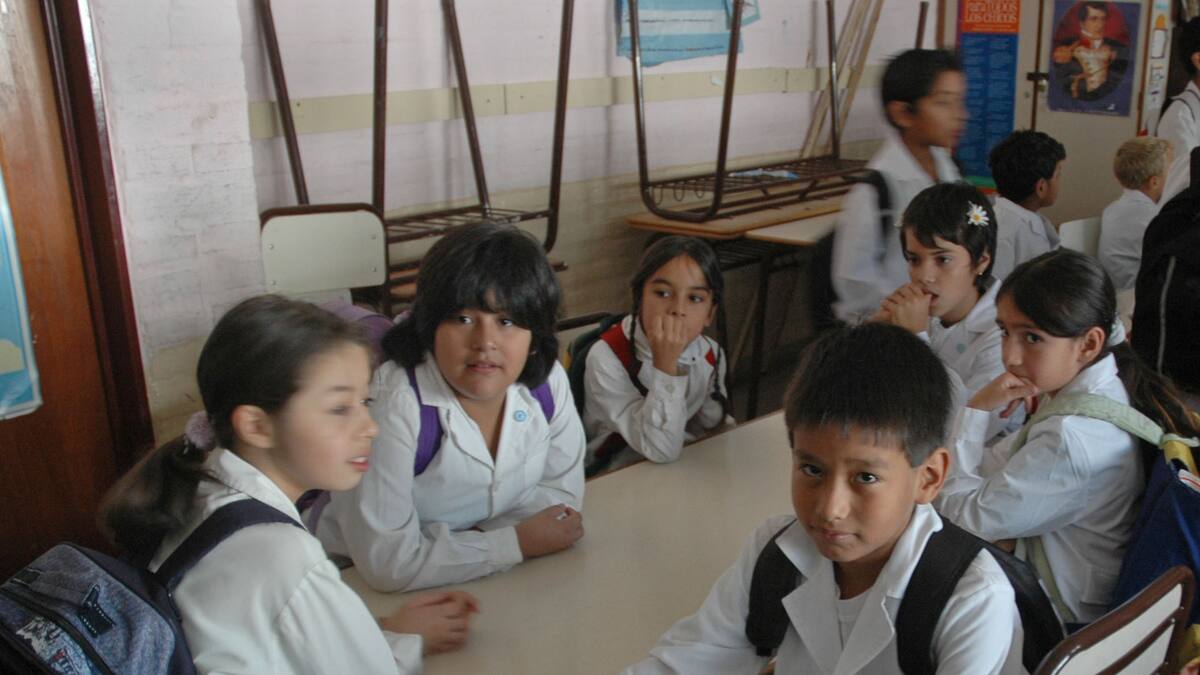 Vacaciones de invierno; colegio; escuela; alumnos.