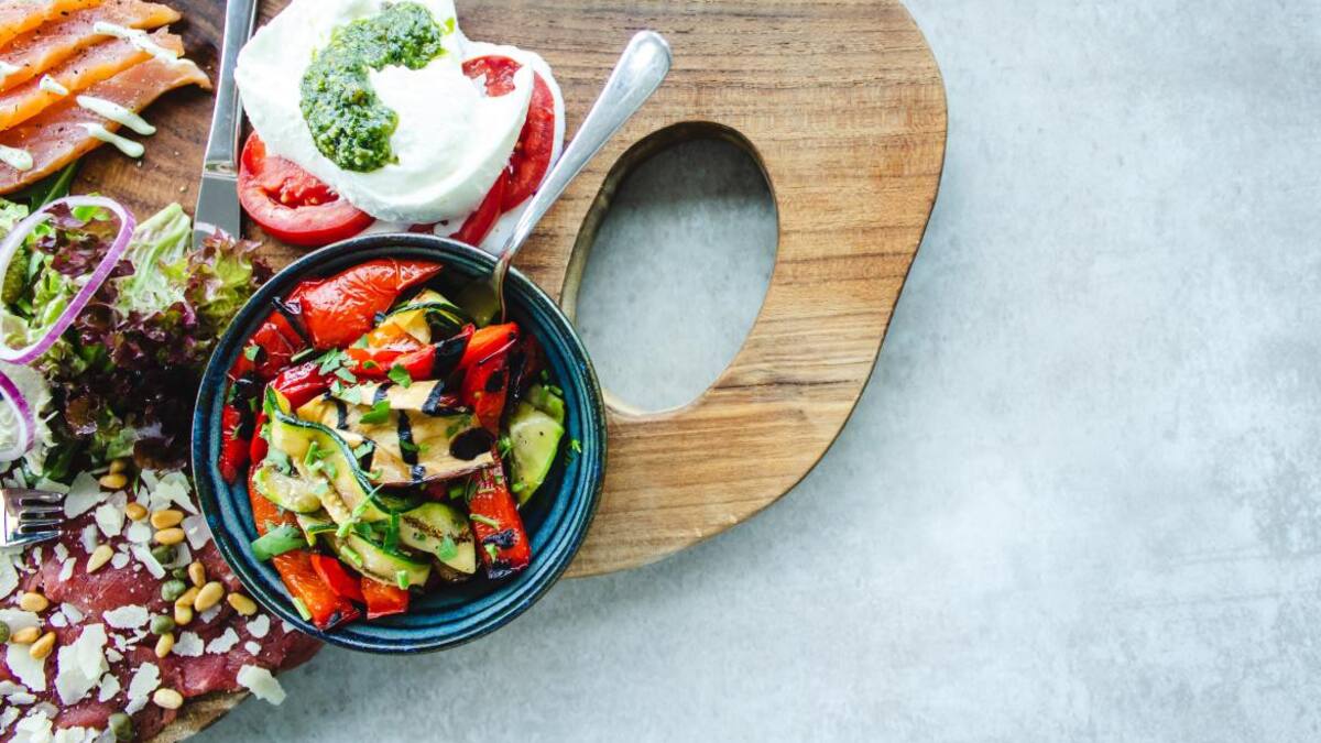 Comida mediterránea. Foto: Unsplash.