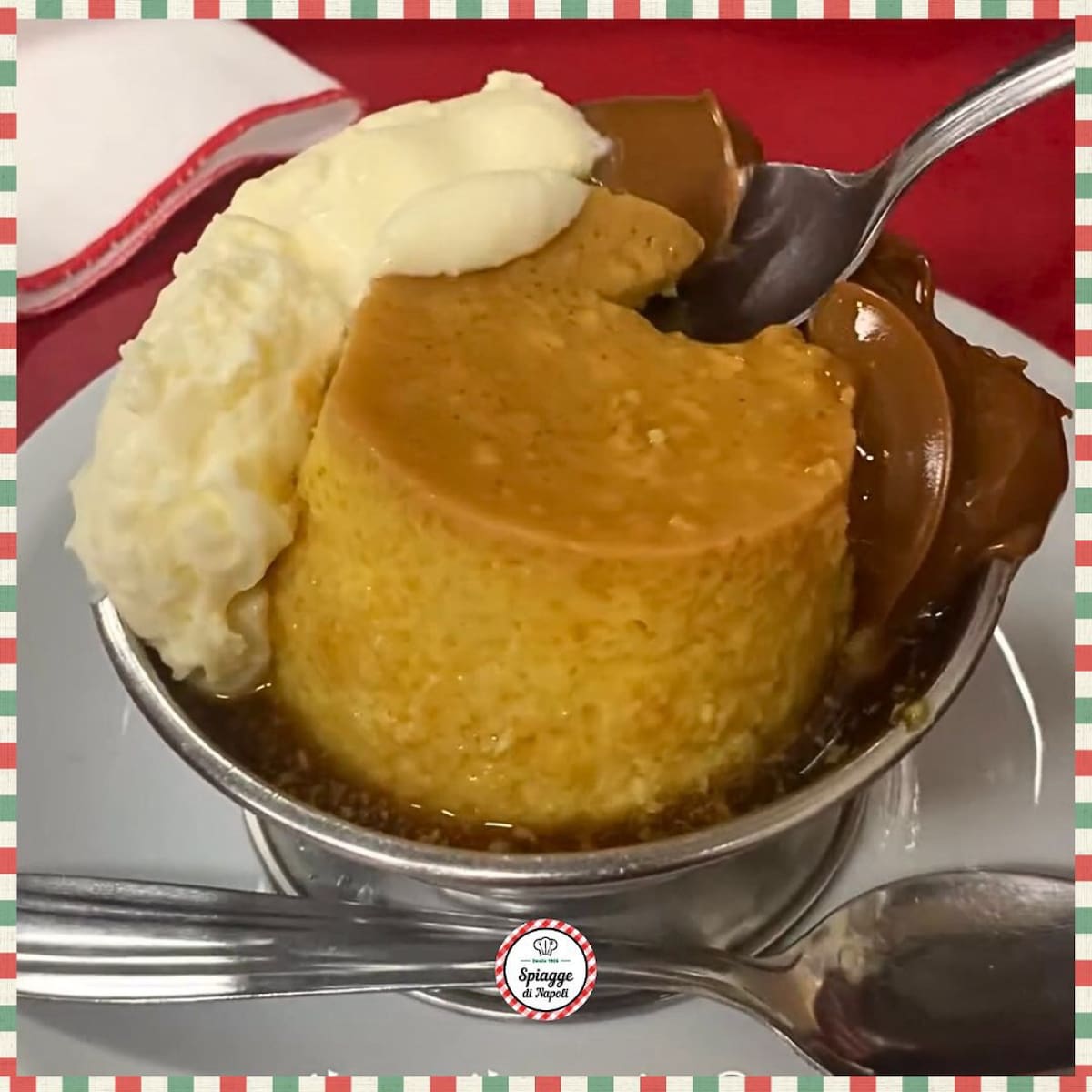 comida; postre. Foto: Instagram/@spiaggedinapoli