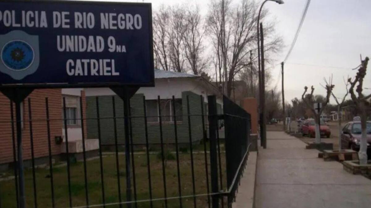 Comisaría de Catriel, en el departamento de General Roca, Río Negro