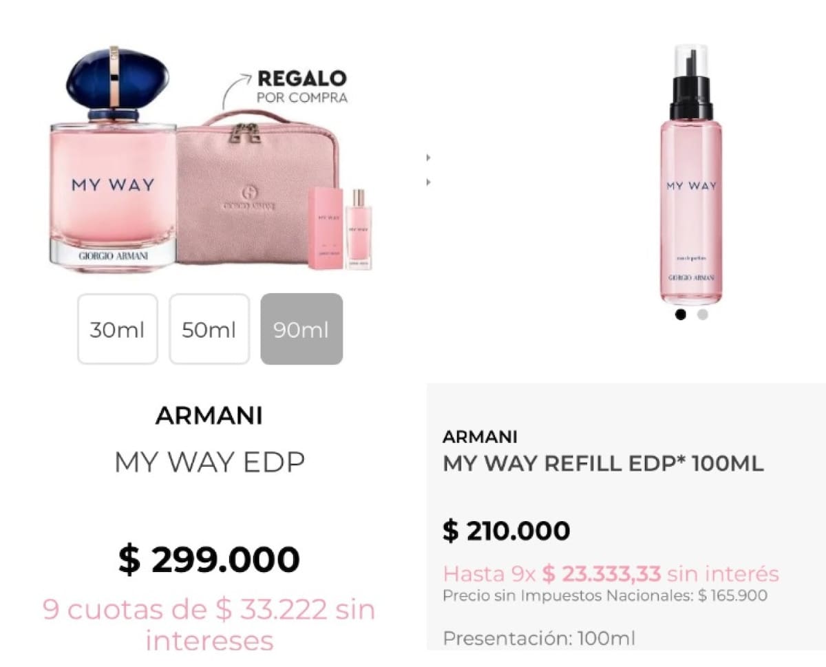 Cómo conseguir perfumes importados con descuento. Foto Fiorani Perfumería