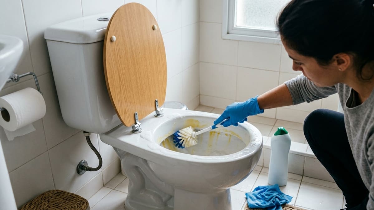 Cómo eliminar las manchas amarillas del inodoro con un truco casero y mantenerlo impecable