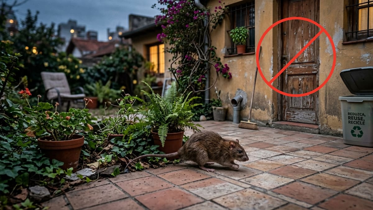 Cómo evitar que aparezcan ratas en el patio de casa con un truco casero