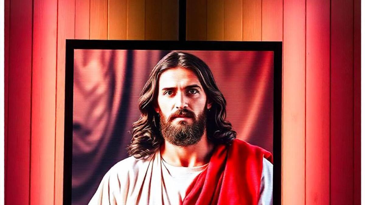 Cómo funciona el "Jesús IA". Foto: Freepik.