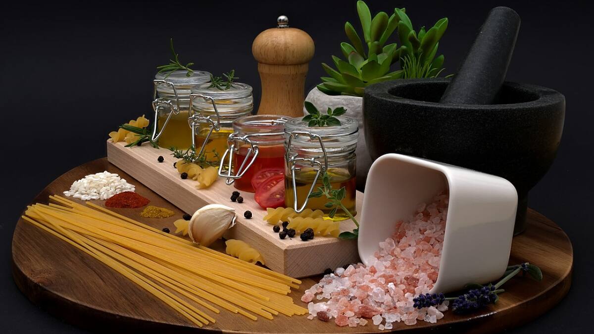 Condimentos; alimentación; gastronomía. Foto: Unsplash.