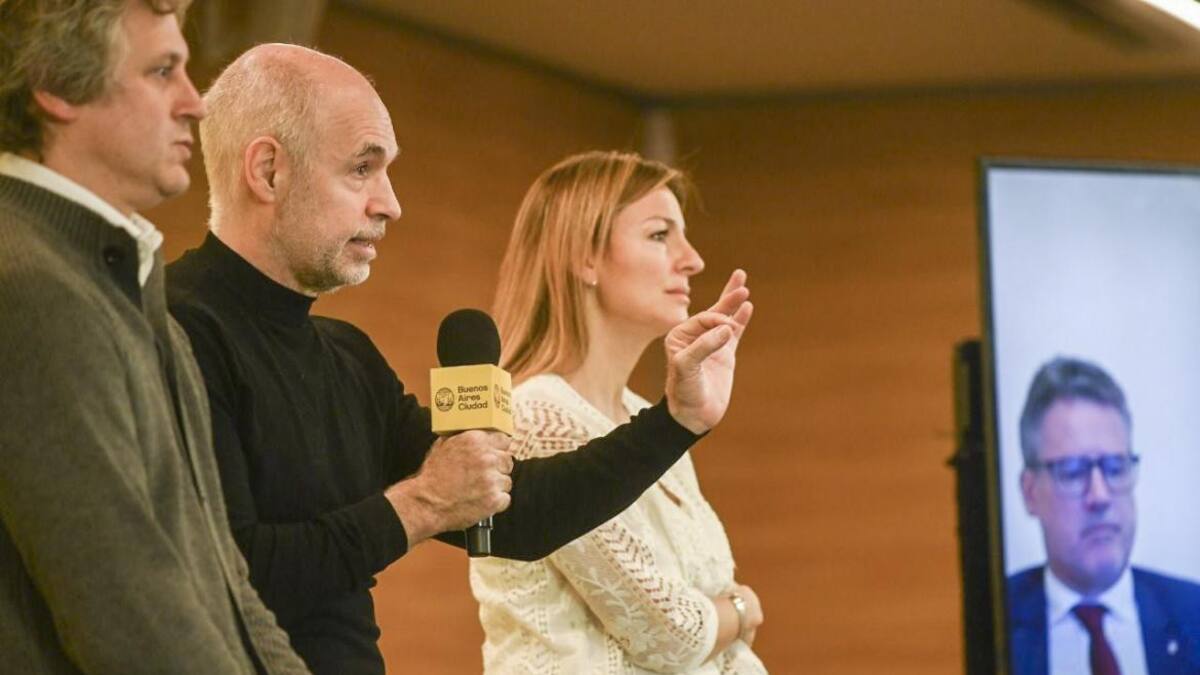 Conferencia de Horacio Rodríguez Larreta, Soledad Acuña, NA