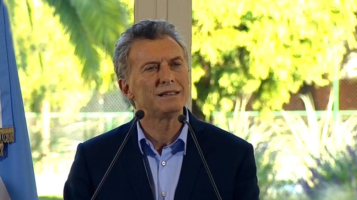 Conferencia de Mauricio Macri - Quinta de Olivos