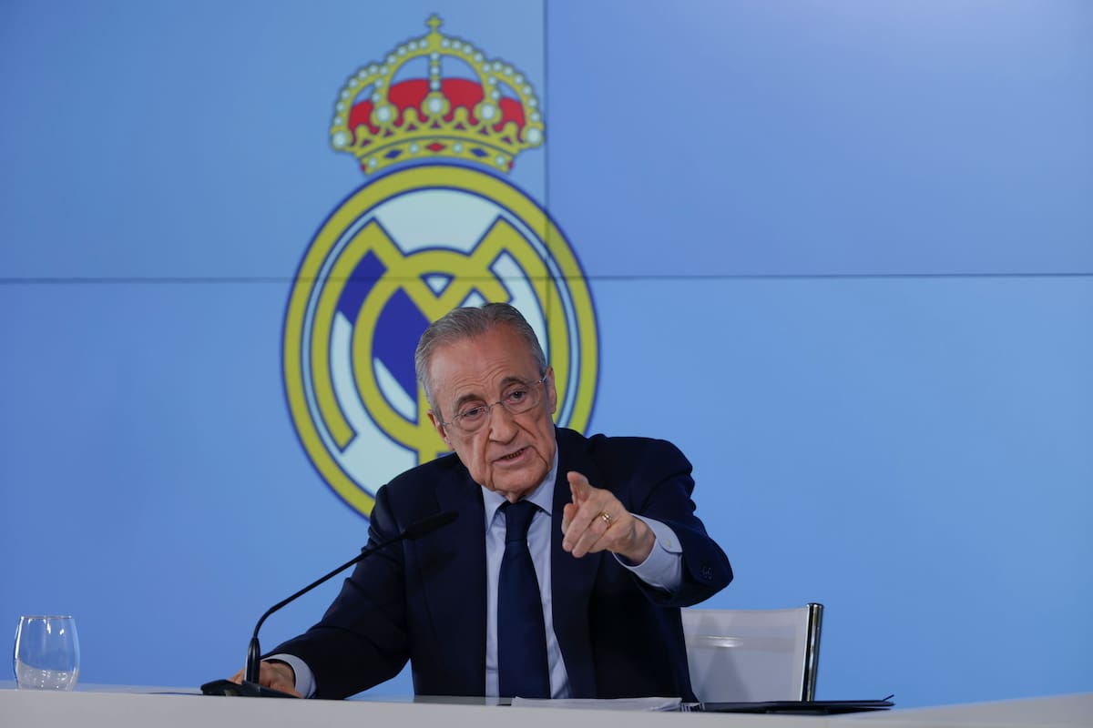 Conferencia de prensa de Florentino Pérez.