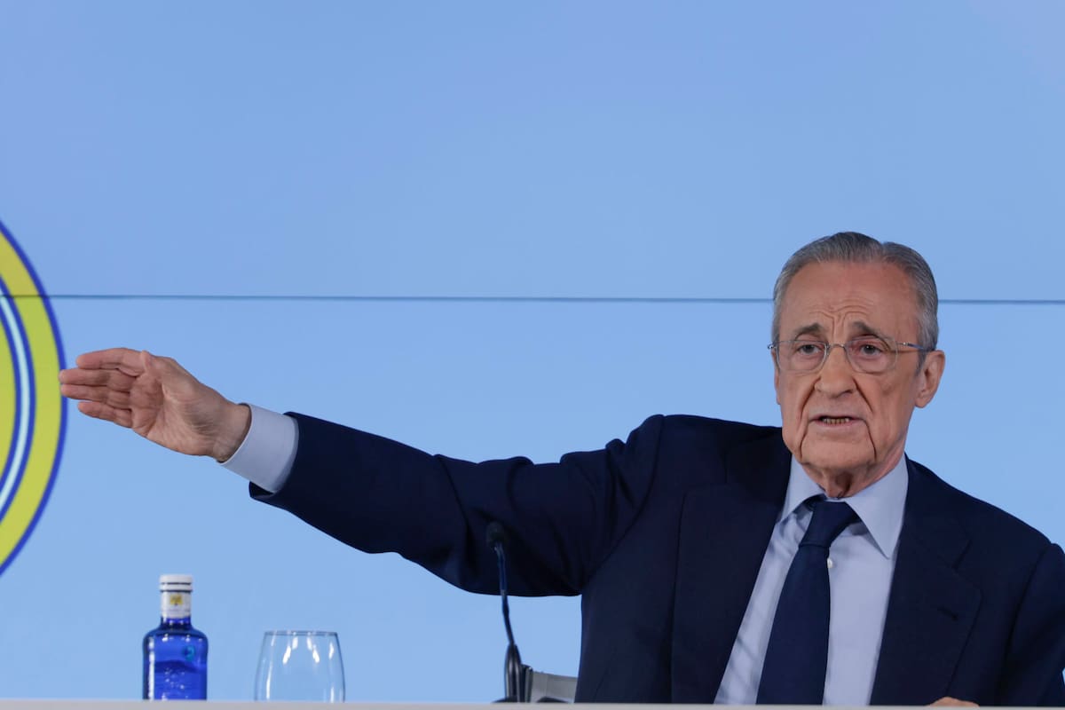 Conferencia de prensa de Florentino Pérez.