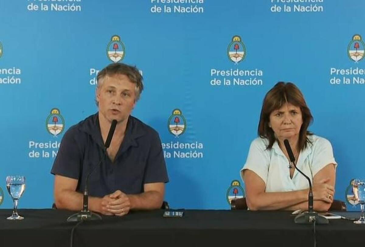 Conferencia de prensa de Patricia Bullrich y Fernando De Andreis