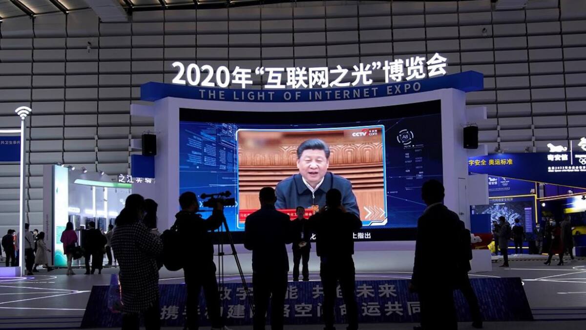 Conferencia de Xi Jinping en China. Foto Reuters