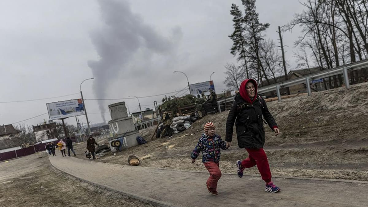El drama de los niños en medio de la guerra. Foto: Reuters.