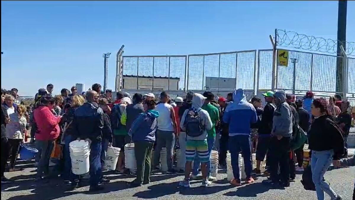 Conflicto gremial en Chubut. Foto: canal12web