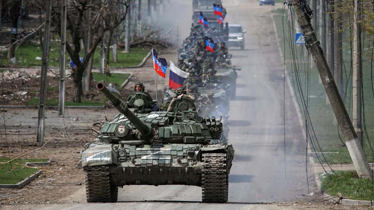 Conflicto Rusia-Ucrania, Guerra, tanques rusos, AFP