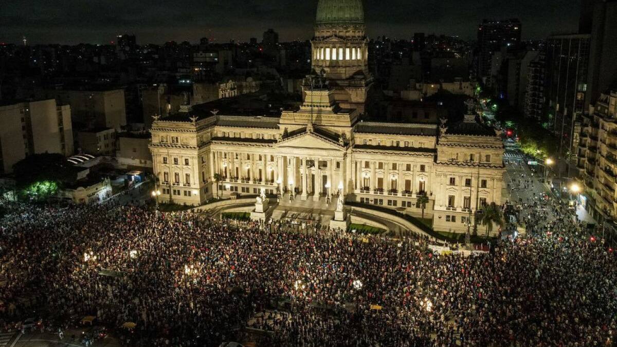 El Congreso de la Nación es un edificio repleto de historia. Foto X.