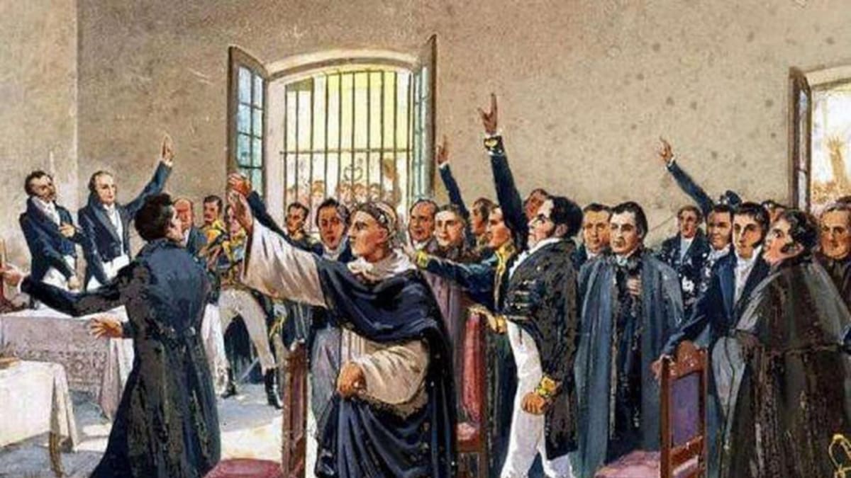 Congreso de Tucumán, 9 de julio de 1816.