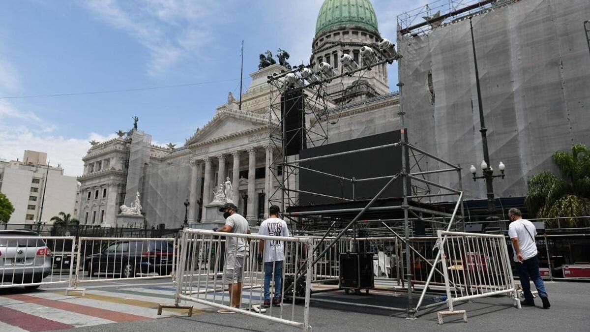 Congreso, operativo de seguridad, NA