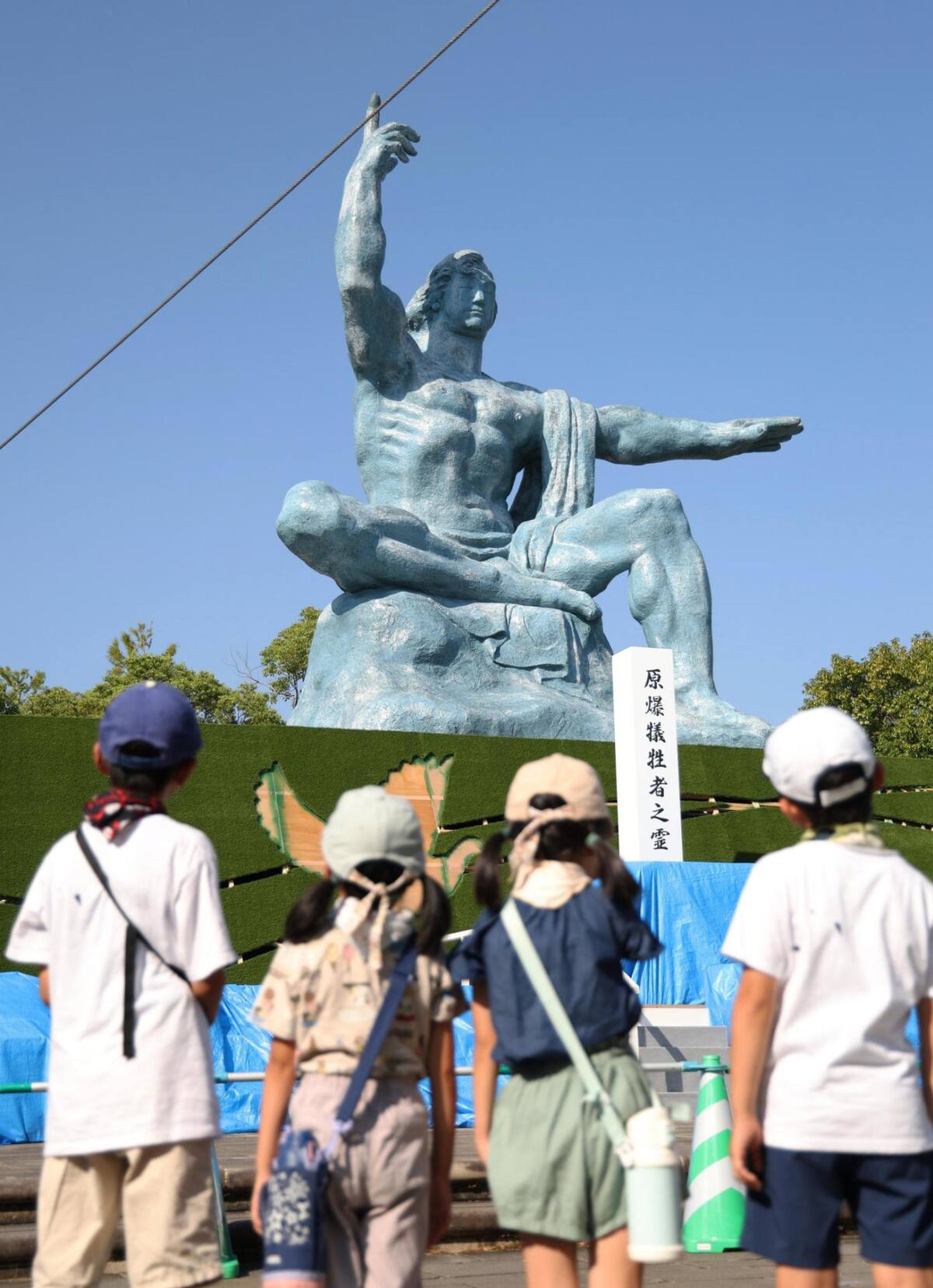 Conmemoración del ataque nuclear en Nagasaki, Japón. Foto: EFE.