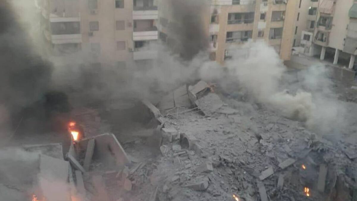 Consecuencias del bombardeo israelí contra Hezbollah en el Líbano. Foto: X.