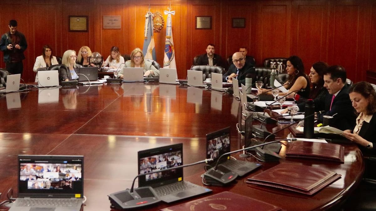 Sesión del Consejo de la Magistratura de la Nación.