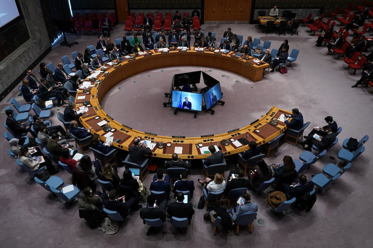 Consejo de Seguridad de la ONU. Foto: REUTERS/Adam Gray.