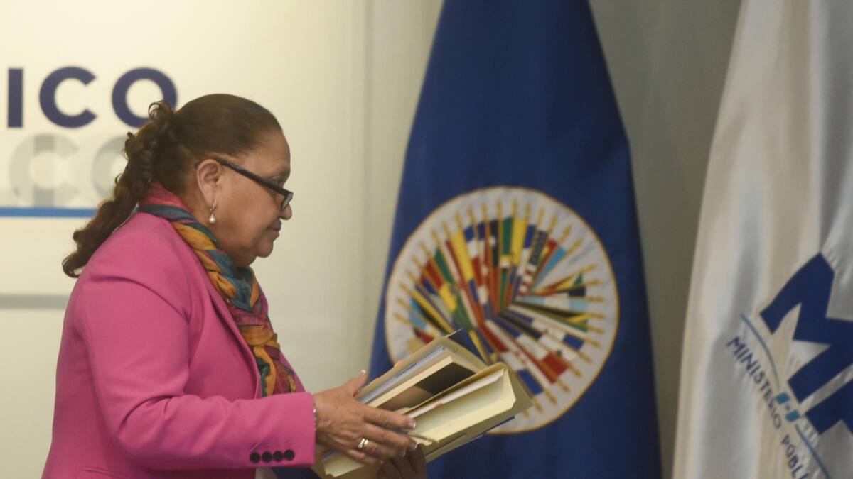 Consuelo Porras Argueta, la fiscal general y jefa del Ministerio Público de Guatemala. Foto: EFE.